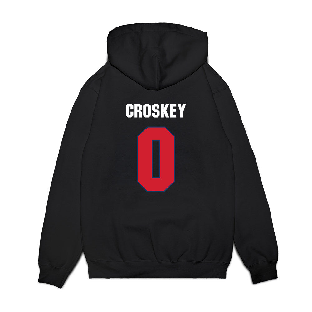 Francis Marion - NCAA Women's Basketball : Kiara Croskey - Vintage Premium Hooded Sweatshirt-1