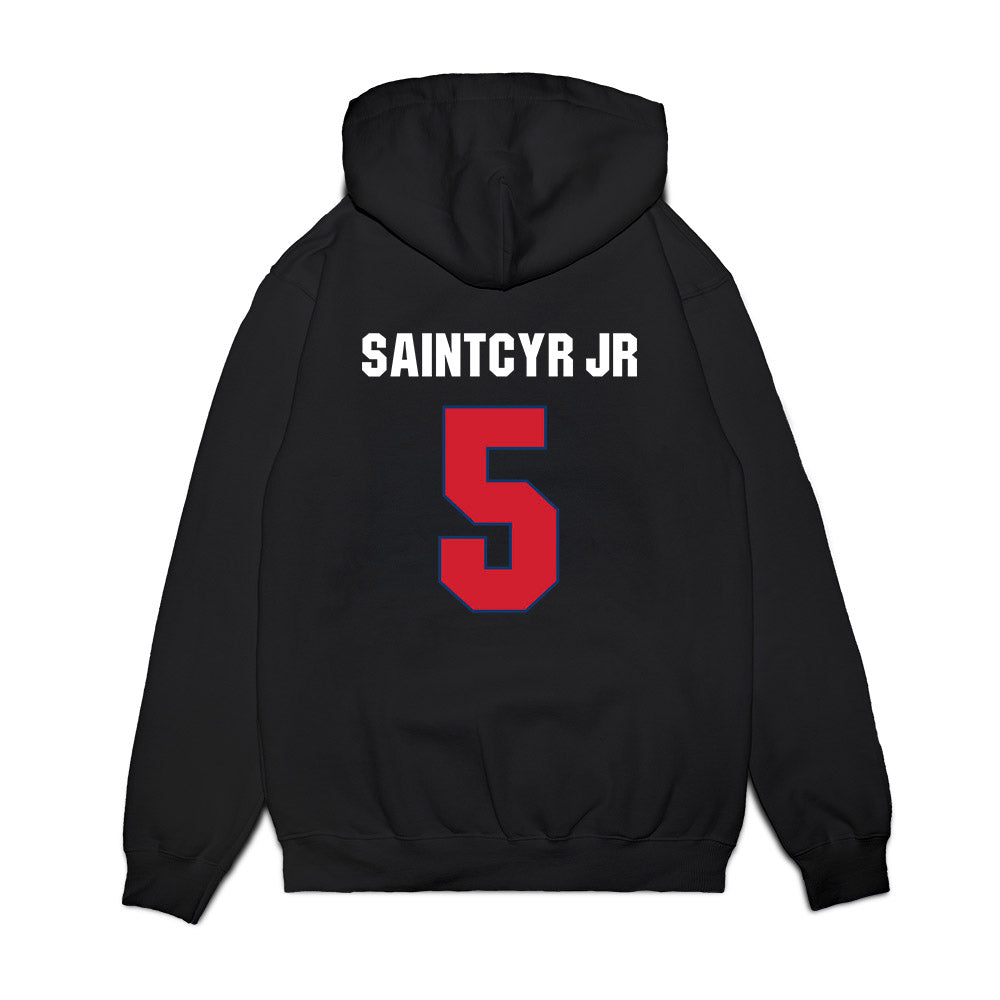 Francis Marion - NCAA Men's Basketball : Farid SaintCyr Jr - Vintage Premium Hooded Sweatshirt-1
