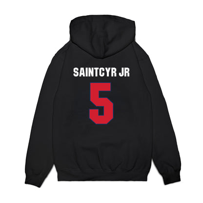 Francis Marion - NCAA Men's Basketball : Farid SaintCyr Jr - Vintage Premium Hooded Sweatshirt-1
