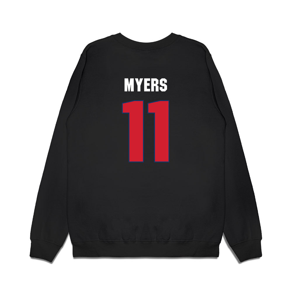 Francis Marion - NCAA Women's Basketball : Tyra Myers - Vintage Premium Crewneck Sweatshirt-1