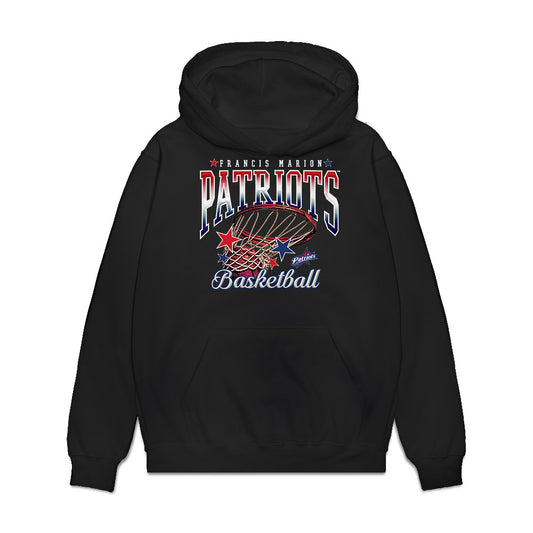 Francis Marion - NCAA Men's Basketball : Troy Santos - Vintage Premium Hooded Sweatshirt-0