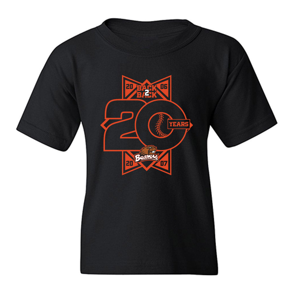 Oregon State - NCAA Baseball : Ethan Porter - 20th Anniversary v1 Youth T-Shirt-0