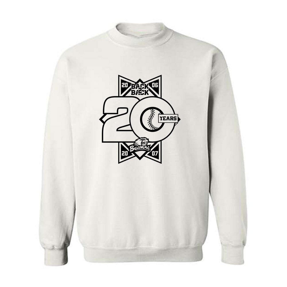 Oregon State - NCAA Baseball : Eric Segura - 20th Anniversary v2 Crewneck Sweatshirt-0