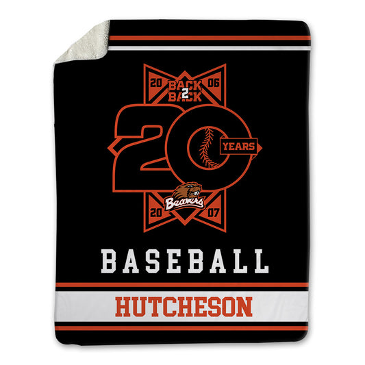Oregon State - NCAA Baseball : AJ Hutcheson - 20th Anniversary Blanket-0