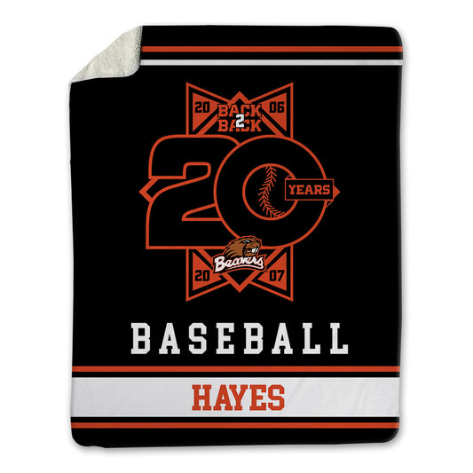 Oregon State - NCAA Baseball : Nyan Hayes - 20th Anniversary Blanket-0