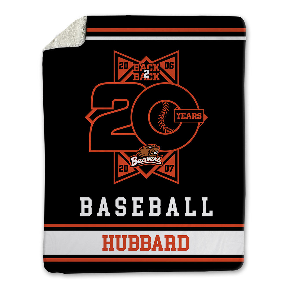 Oregon State - NCAA Baseball : Bryce Hubbard - 20th Anniversary Blanket-0