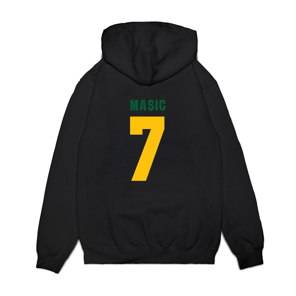USFCA - NCAA Men's Basketball : Vukasin Masic - Vintage Premium Hooded Sweatshirt-1