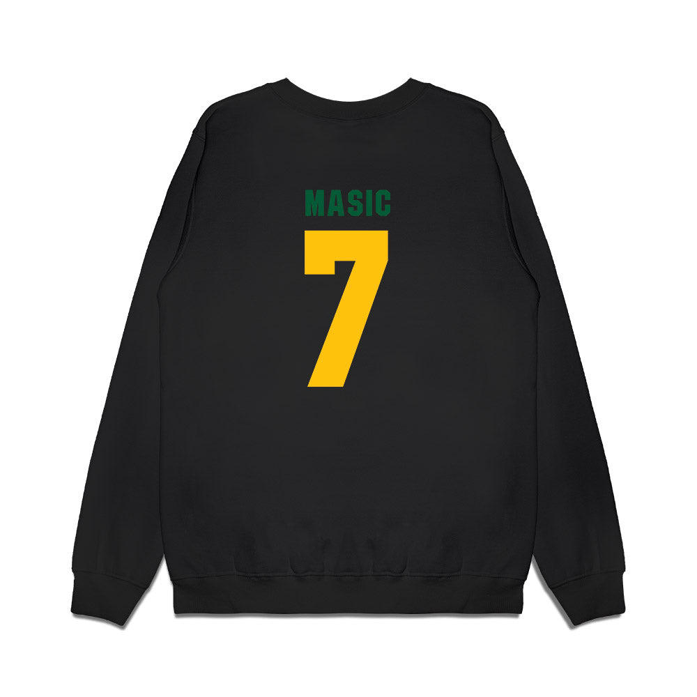 USFCA - NCAA Men's Basketball : Vukasin Masic - Vintage Premium Crewneck Sweatshirt-1