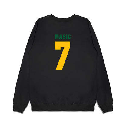 USFCA - NCAA Men's Basketball : Vukasin Masic - Vintage Premium Crewneck Sweatshirt-1