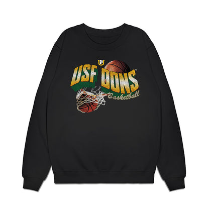 USFCA - NCAA Women's Basketball : Candy Edokpaigbe - Vintage Premium Crewneck Sweatshirt-0