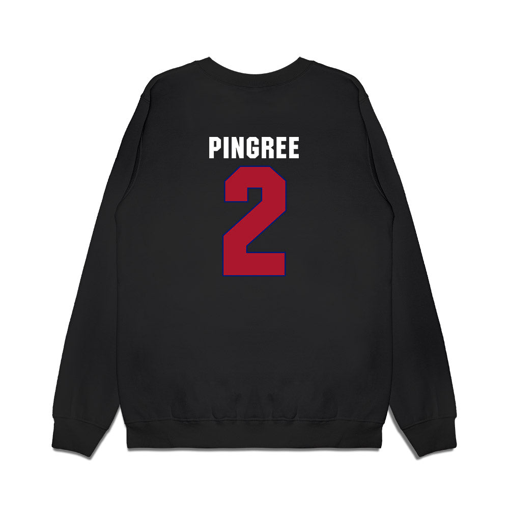 American - NCAA Women's Basketball : Ellie Pingree - Vintage Shersey Premium Crewneck Sweatshirt-1