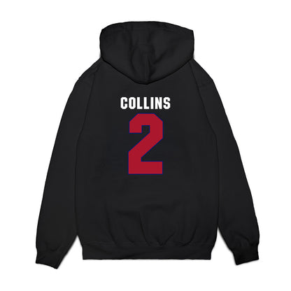American - NCAA Men's Basketball : Madden Collins - Vintage Shersey Premium Hooded Sweatshirt-1
