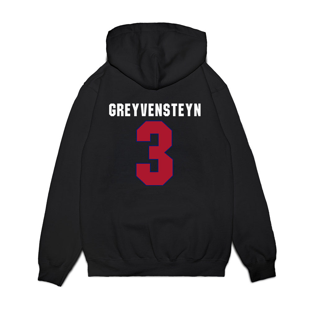 American - NCAA Women's Basketball : Kayla Greyvensteyn - Vintage Shersey Premium Hooded Sweatshirt-1