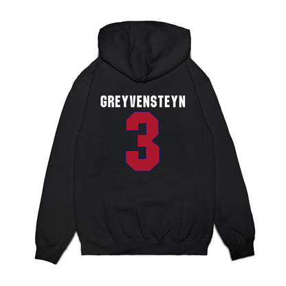 American - NCAA Women's Basketball : Kayla Greyvensteyn - Vintage Shersey Premium Hooded Sweatshirt-1