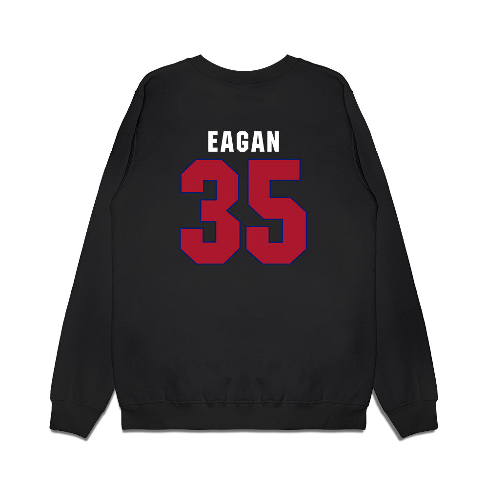 American - NCAA Men's Basketball : Chris Eagan - Vintage Shersey Premium Crewneck Sweatshirt-1