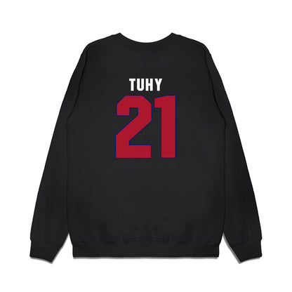 American - NCAA Women's Basketball : Charlotte Tuhy - Vintage Shersey Premium Crewneck Sweatshirt-1