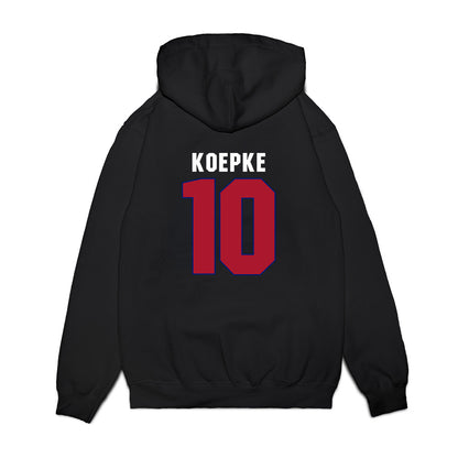American - NCAA Women's Basketball : Grace Koepke - Vintage Shersey Premium Hooded Sweatshirt-1