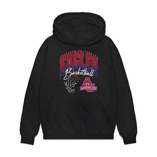 American - NCAA Women's Basketball : Laura Nogues - Vintage Shersey Premium Hooded Sweatshirt-0