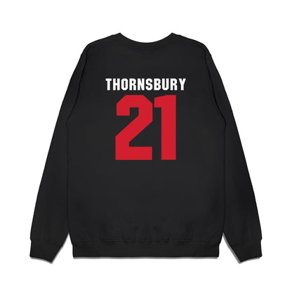 Jax State - NCAA Women's Basketball : Kyera Thornsbury - Vintage Basketball Premium Crewneck Sweatshirt-1