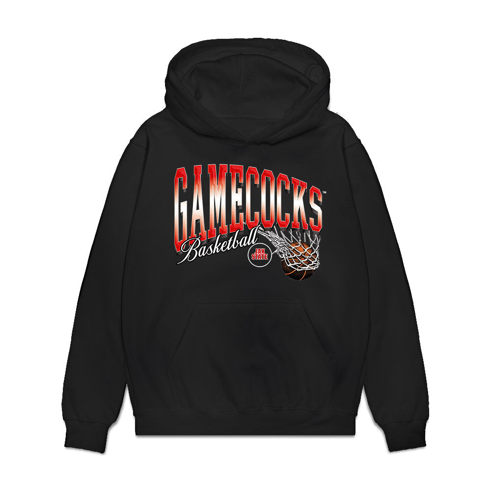 Jax State - NCAA Women's Basketball : Kyera Thornsbury - Vintage Basketball Premium Hooded Sweatshirt-0