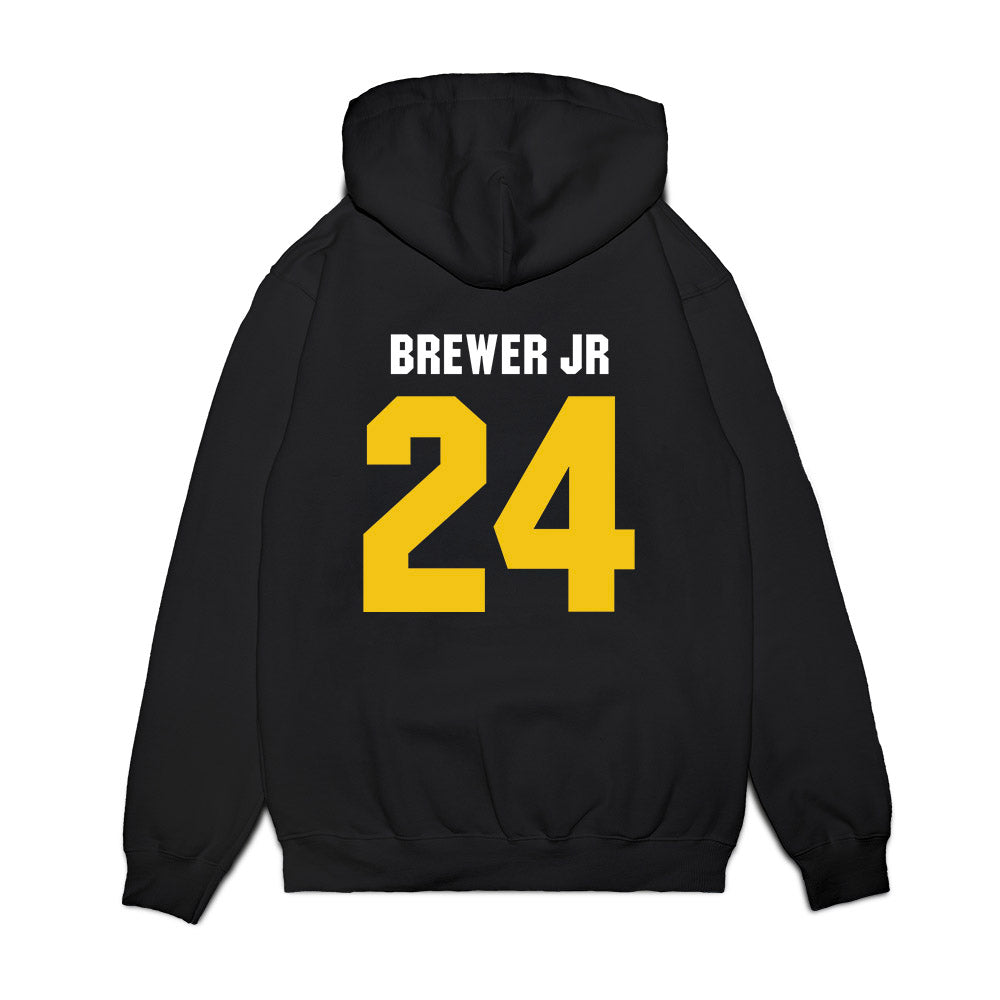 La Salle - NCAA Men's Basketball : Jerome Brewer Jr - Vintage Basketball Premium Hooded Sweatshirt-1