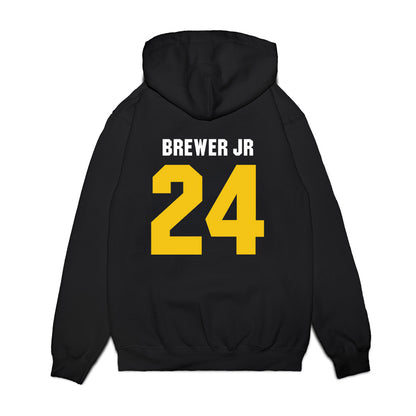 La Salle - NCAA Men's Basketball : Jerome Brewer Jr - Vintage Basketball Premium Hooded Sweatshirt-1