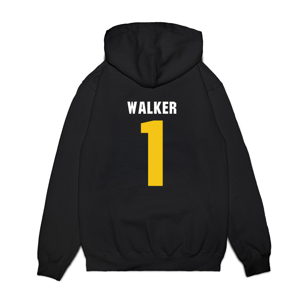 La Salle - NCAA Men's Basketball : Ashton Walker - Vintage Basketball Premium Hooded Sweatshirt-1