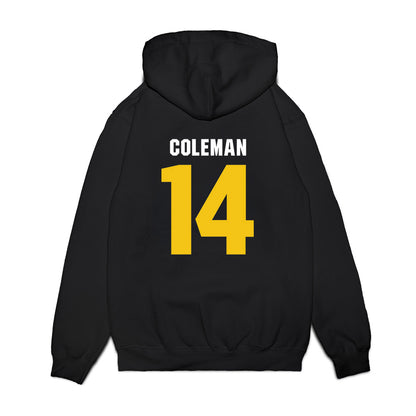 La Salle - NCAA Women's Basketball : Emilia Coleman - Vintage Basketball Premium Hooded Sweatshirt-1