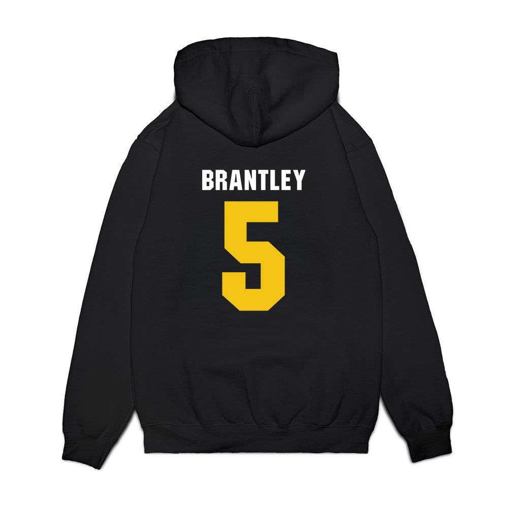 La Salle - NCAA Men's Basketball : Khalil Brantley - Vintage Basketball Premium Hooded Sweatshirt-1