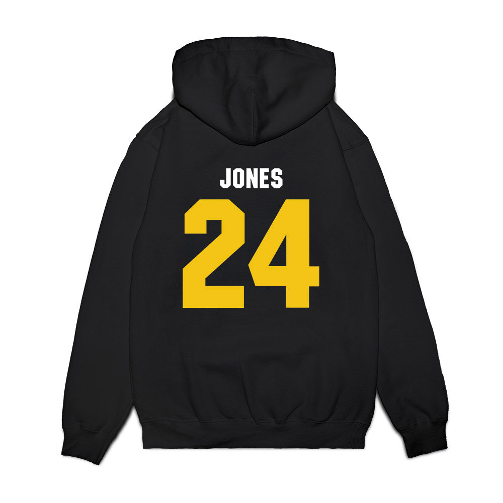 La Salle - NCAA Men's Basketball : Deuce Jones - Vintage Basketball Premium Hooded Sweatshirt-1