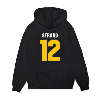 La Salle - NCAA Men's Basketball : Damon Strand - Vintage Basketball Premium Hooded Sweatshirt-1