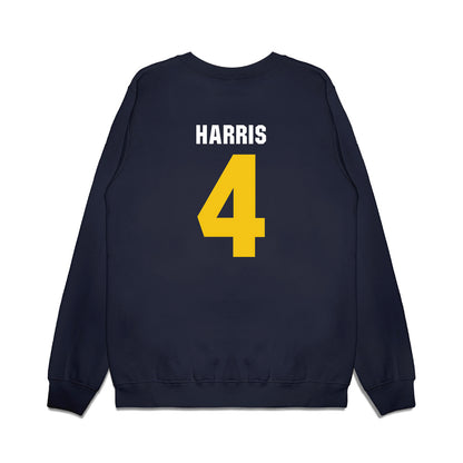 La Salle - NCAA Men's Basketball : Truth Harris - Vintage Basketball Premium Crewneck Sweatshirt-1