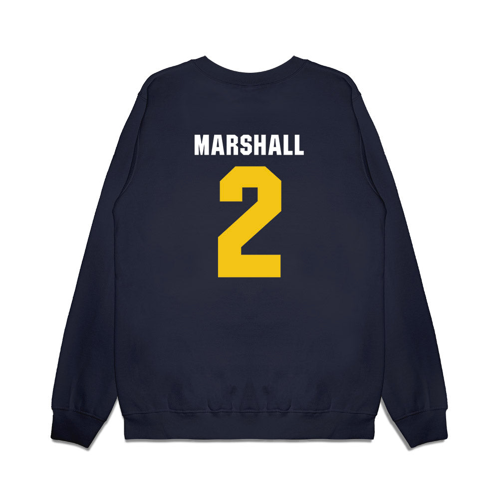 La Salle - NCAA Men's Basketball : Jaeden Marshall - Vintage Basketball Premium Crewneck Sweatshirt-1