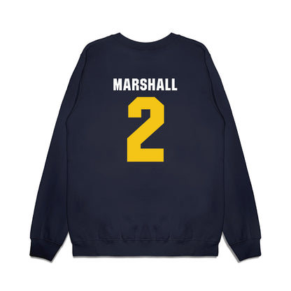 La Salle - NCAA Men's Basketball : Jaeden Marshall - Vintage Basketball Premium Crewneck Sweatshirt-1