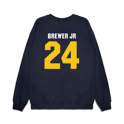 La Salle - NCAA Men's Basketball : Jerome Brewer Jr - Vintage Basketball Premium Crewneck Sweatshirt-1
