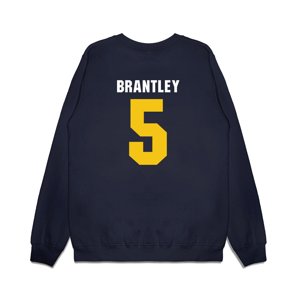 La Salle - NCAA Men's Basketball : Khalil Brantley - Vintage Basketball Premium Crewneck Sweatshirt-1