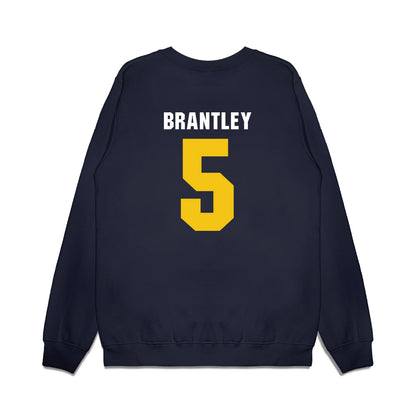 La Salle - NCAA Men's Basketball : Khalil Brantley - Vintage Basketball Premium Crewneck Sweatshirt-1
