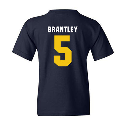 La Salle - NCAA Men's Basketball : Khalil Brantley - Vintage Basketball Youth T-Shirt-1