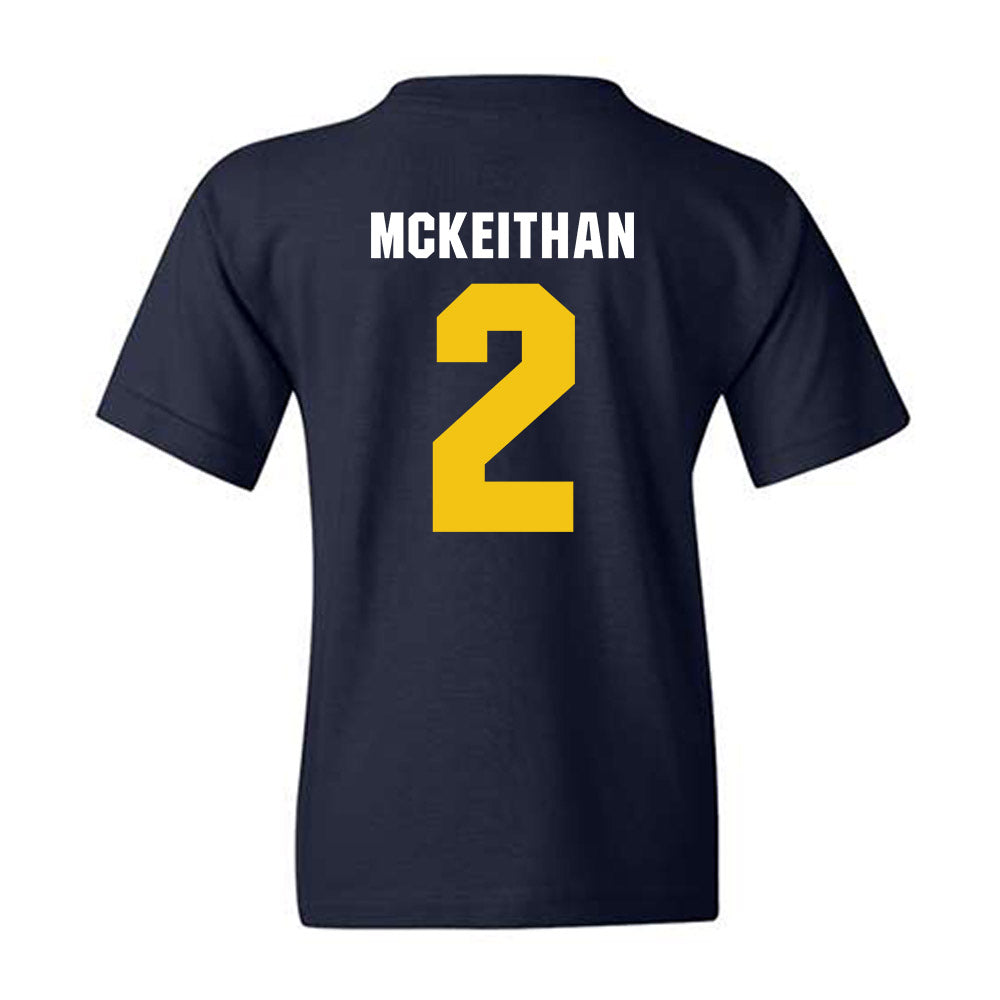 La Salle - NCAA Men's Basketball : Corey McKeithan - Vintage Basketball Youth T-Shirt-1