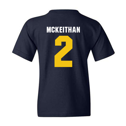 La Salle - NCAA Men's Basketball : Corey McKeithan - Vintage Basketball Youth T-Shirt-1