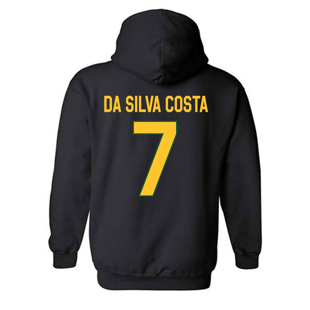 GMU - NCAA Women's Basketball : Lourdes Da Silva Costa - Vintage Shersey Hooded Sweatshirt-1