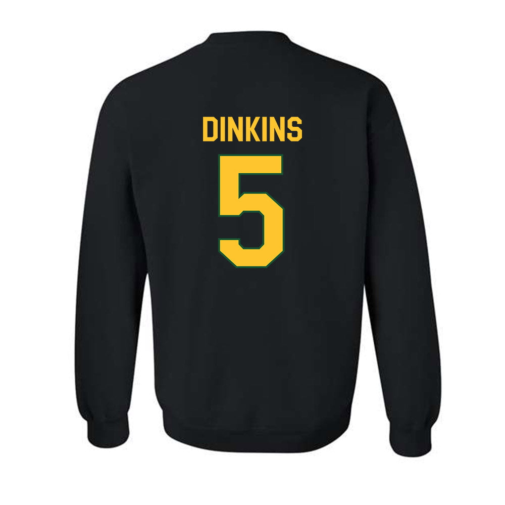 GMU - NCAA Men's Basketball : Devin Dinkins - Vintage Shersey Crewneck Sweatshirt-1