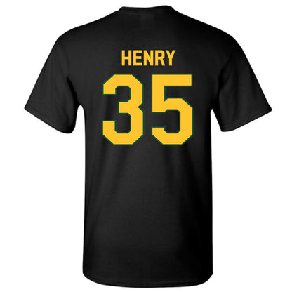 GMU - NCAA Men's Basketball : Malik Henry - Vintage Shersey T-Shirt-1