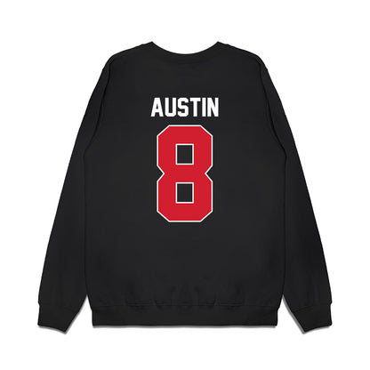 Illinois State - NCAA Women's Basketball : Madison Austin - Vintage Basketball Premium Crewneck Sweatshirt-1