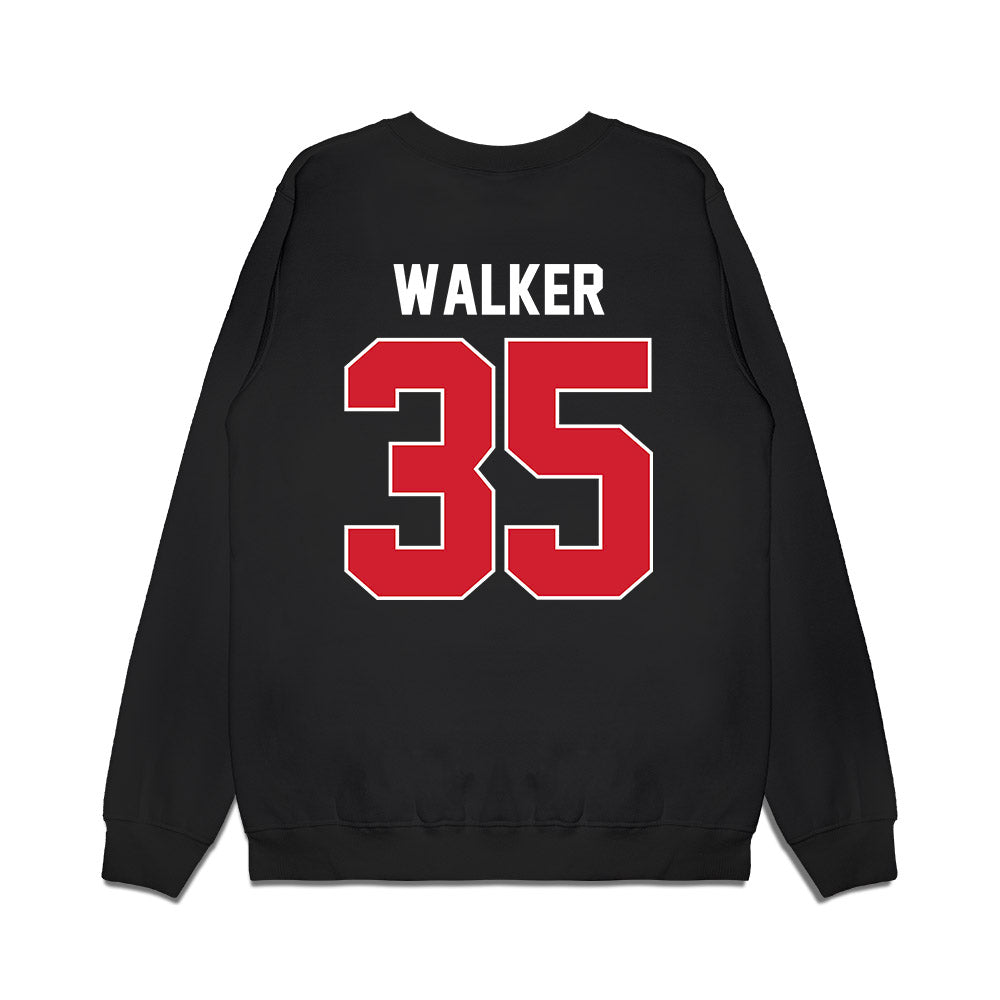 Illinois State - NCAA Men's Basketball : Chase Walker - Vintage Basketball Premium Crewneck Sweatshirt-1