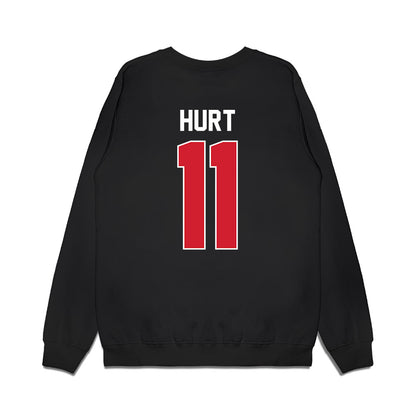 Illinois State - NCAA Women's Basketball : Kya Hurt - Vintage Basketball Premium Crewneck Sweatshirt-1