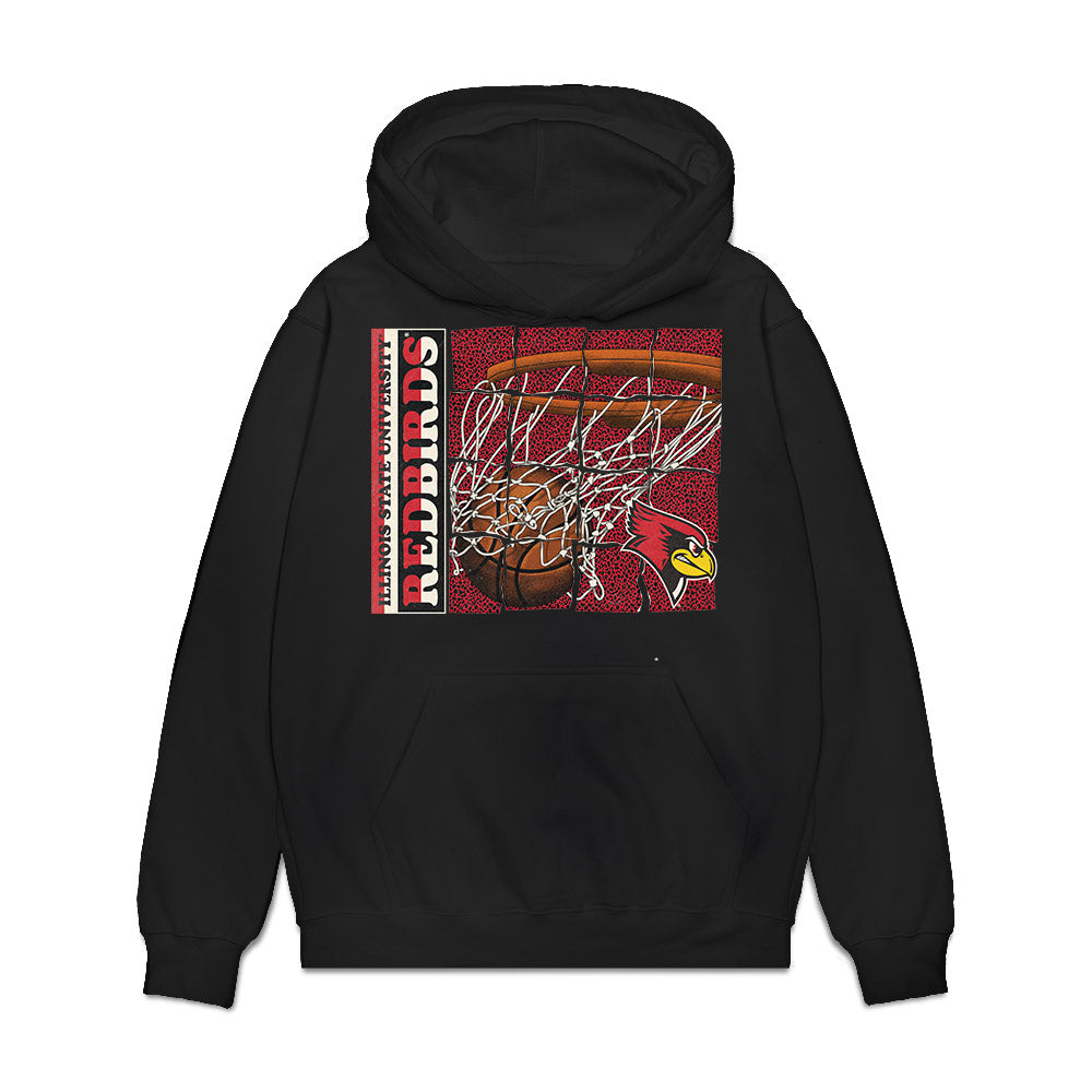 Illinois State - NCAA Women's Basketball : Doneelah Washington - Vintage Basketball Premium Hooded Sweatshirt-0