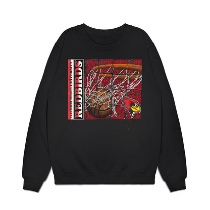 Illinois State - NCAA Men's Basketball : Ty Pence - Vintage Basketball Premium Crewneck Sweatshirt-0