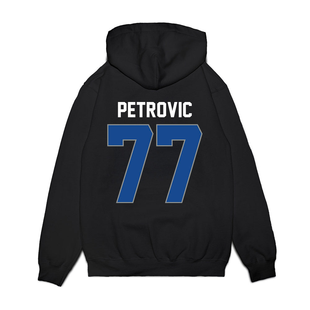 Seton Hall - NCAA Men's Basketball : Mihailo Petrovic - Vintage Shersey Premium Hooded Sweatshirt-1
