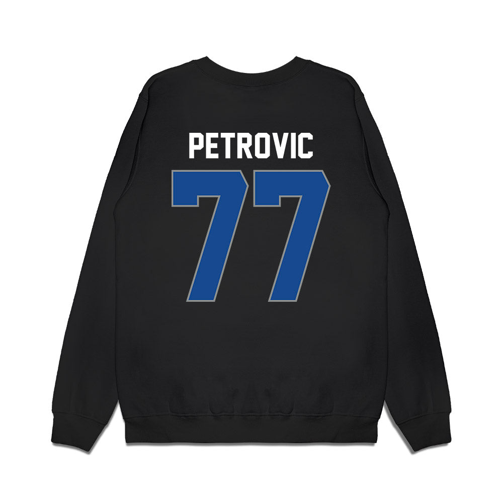 Seton Hall - NCAA Men's Basketball : Mihailo Petrovic - Vintage Shersey Premium Crewneck Sweatshirt-1